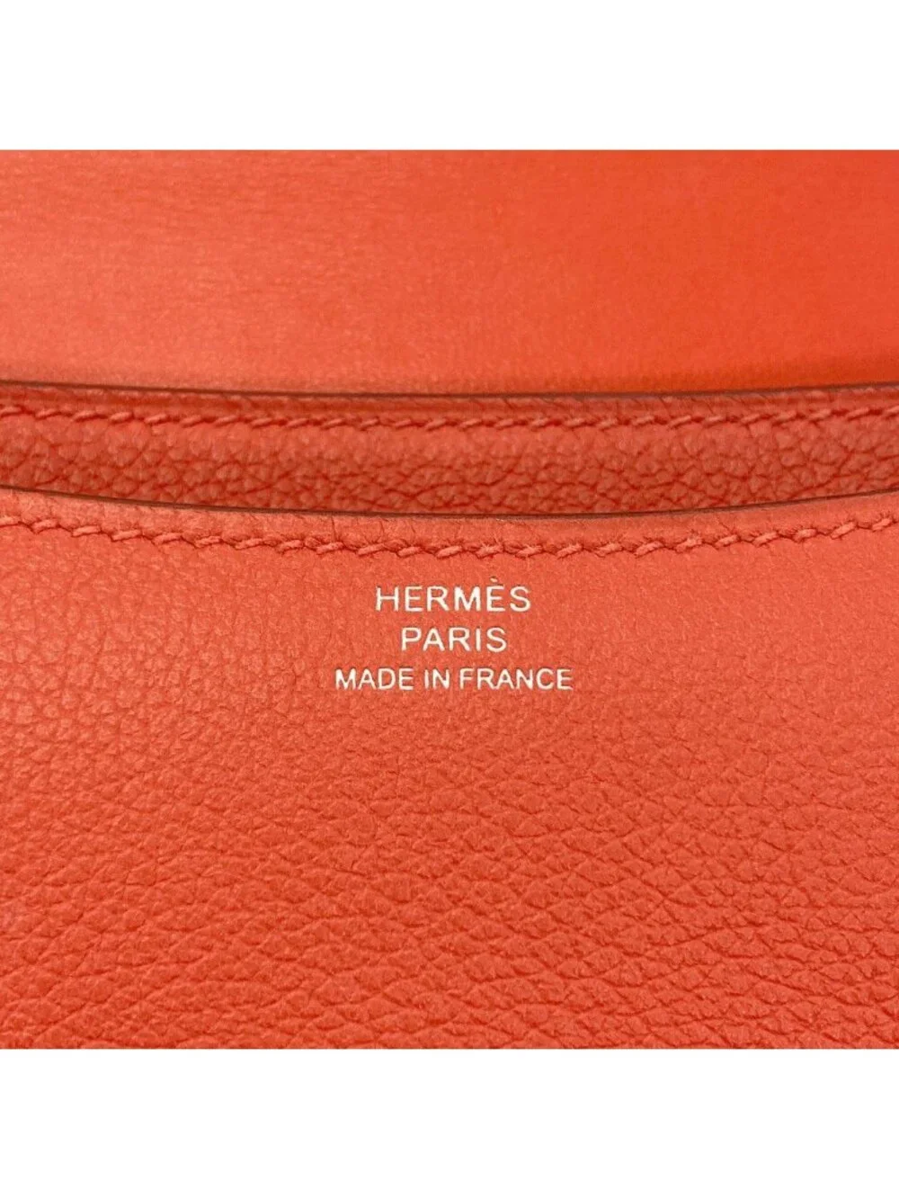 Hermes Constance 3 Mini Optical Capucines Silver Shoulder Bag Evercolor